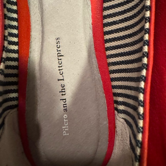Anthropologie - Happy Red Eiffel Tower ballet flats - Picture 7 of 8